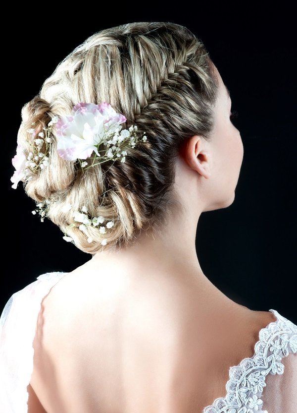 Beautiful bridal hair & make-up at Hair by Elements Salon in Bishop's Stortford