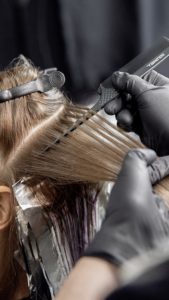 hair colour correction at best hair dressing salon in Hertfordshire