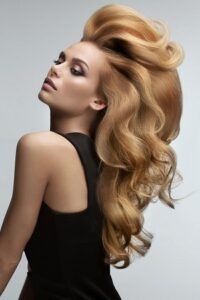 Hair volume with extensions at Elements Hairdressers in Bishop's Stortford