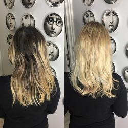 Hair Colour Before and After at Hair by Elements Hairdressers in Bishop's Stortford