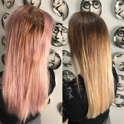 Hair Colour Before and After at Hair by Elements Hairdressers in Bishop's Stortford