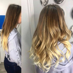 Hair Colour Before and After at Hair by Elements Hairdressers in Bishop's Stortford