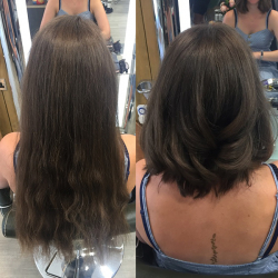 Hair Cuts Before and After at Hair by Elements Hairdressers in Bishop's Stortford