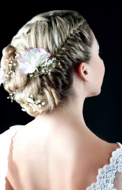 Beautiful bridal hair & make-up at Hair by Elements Salon in Bishop's Stortford