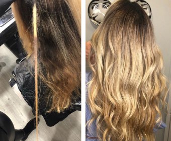 Hair Colour Correction by Elements Hairdressers in Bishop's Stortford